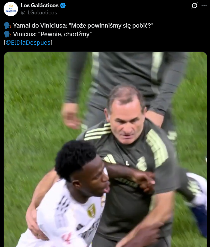 ''ROZMOWA'' Yamala z Viniciusem podczas El Clasico xD